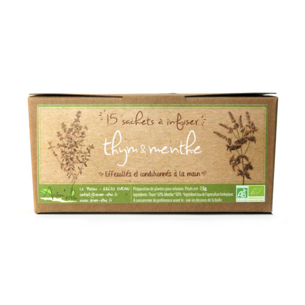 Infusions thym menthe bio commande en ligne