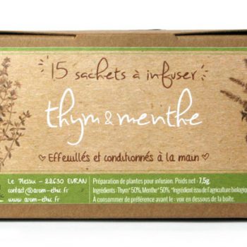 infusion sachets thym menthe bio commande en ligne