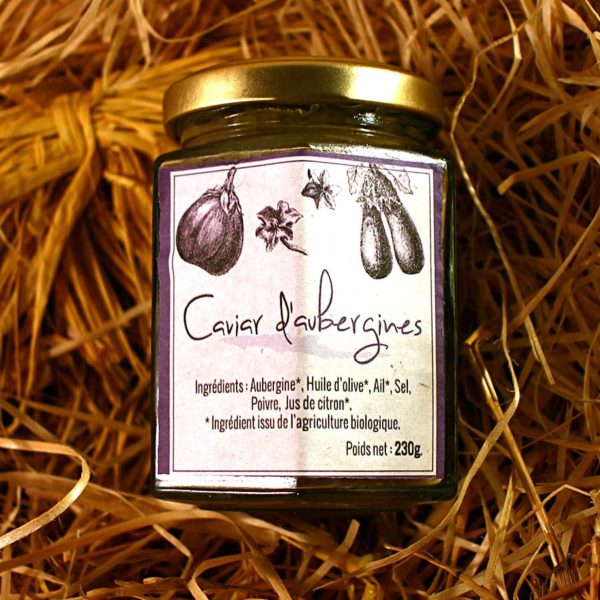 caviar aubergine bio